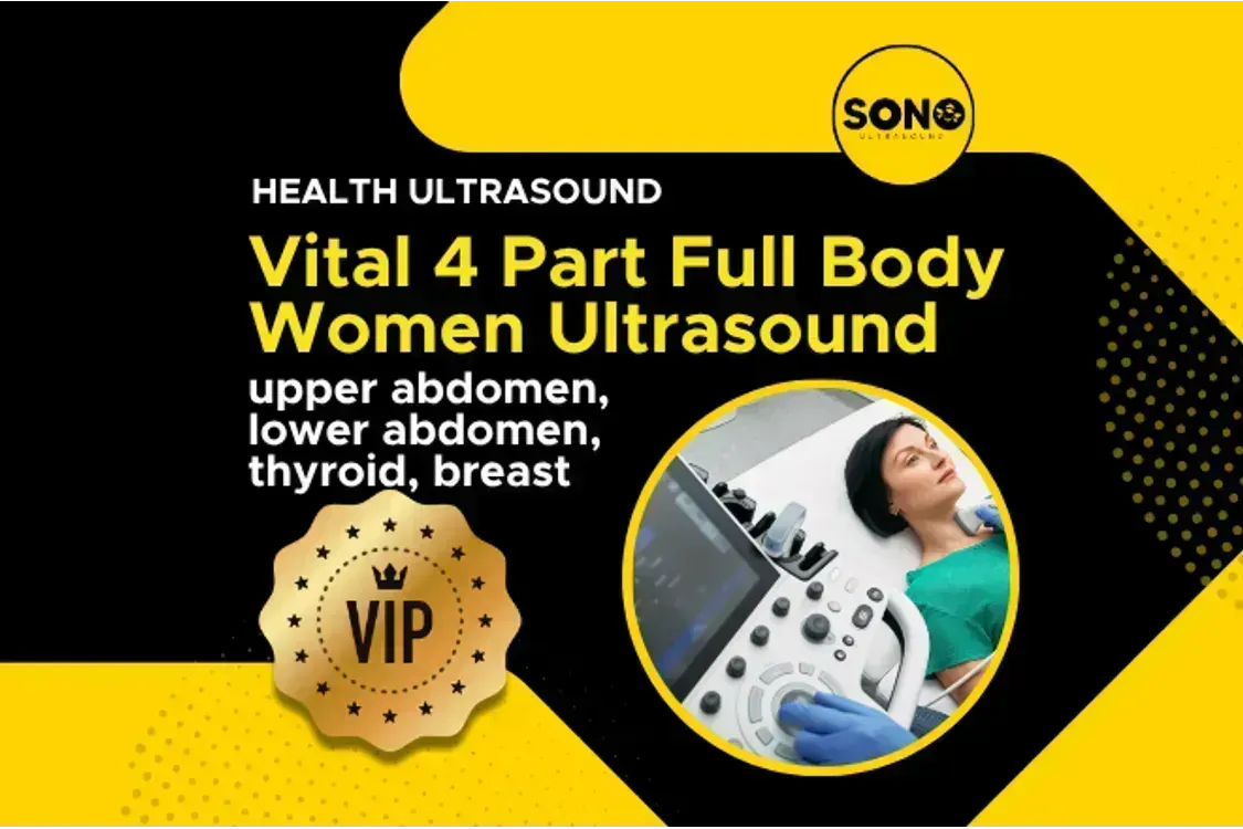 VIP Vital 4 Part Full Body Ultrasound for Women Malaysia
